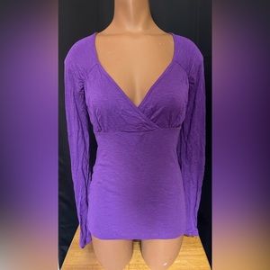 Purple Long Sleeve Top